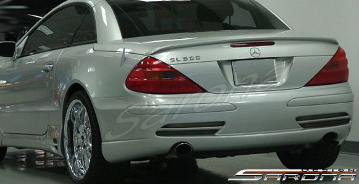 Custom Mercedes SL Rear Bumper  Convertible (2003 - 2012) - $590.00 (Part #MB-028-RB)